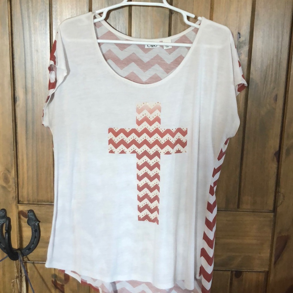 Cato XL Chevron Blouse